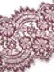 01-39 Кружево шантильи 20 см, бордо