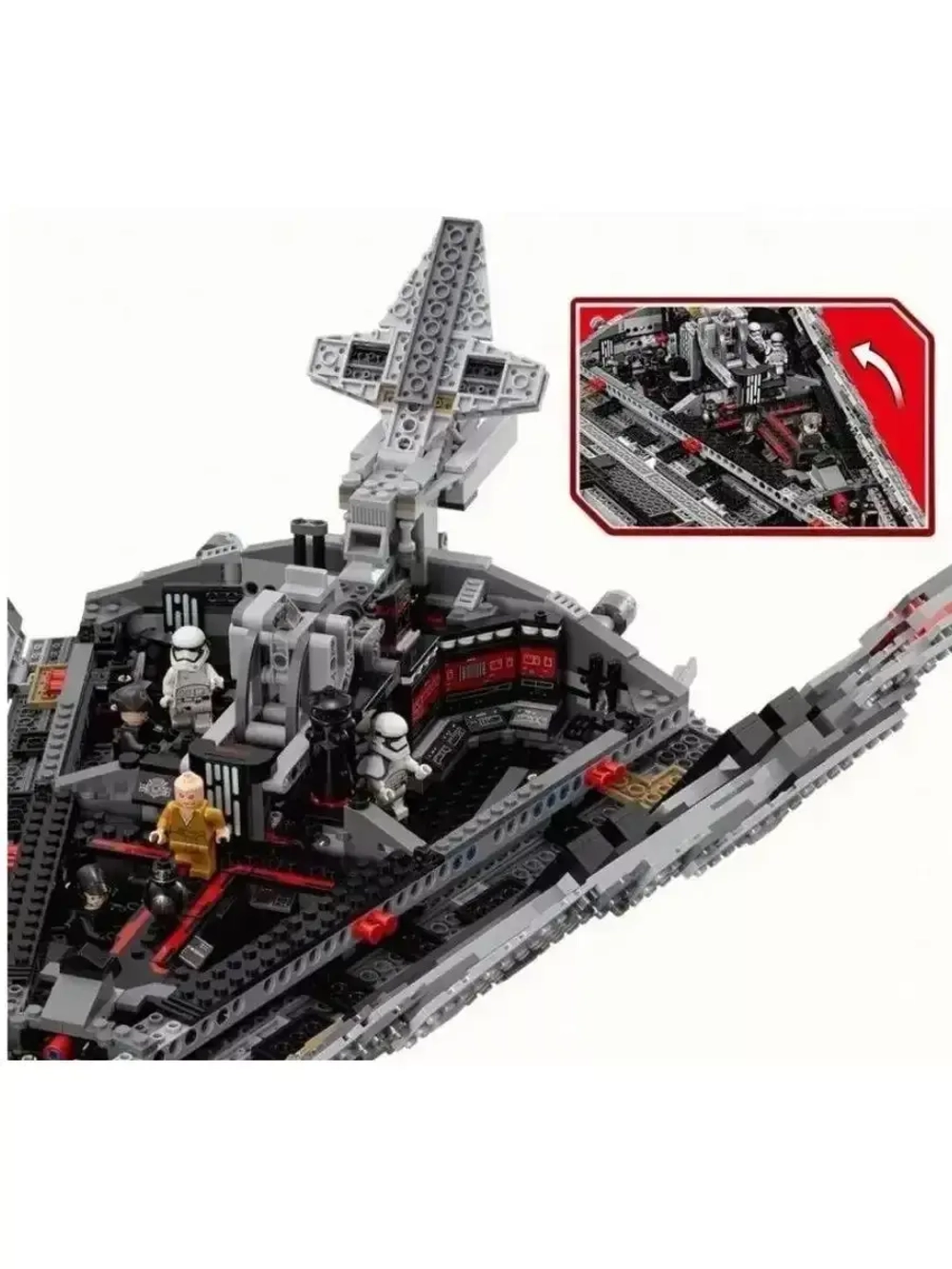 Конструктор Star Wars Звёздный разрушитель 1416 деталей 8888