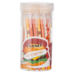 Ручка шариковая, масляная, Piano, синие чернила, серия "PIANO Фаст Фуд", цветной корпус, 50 шт