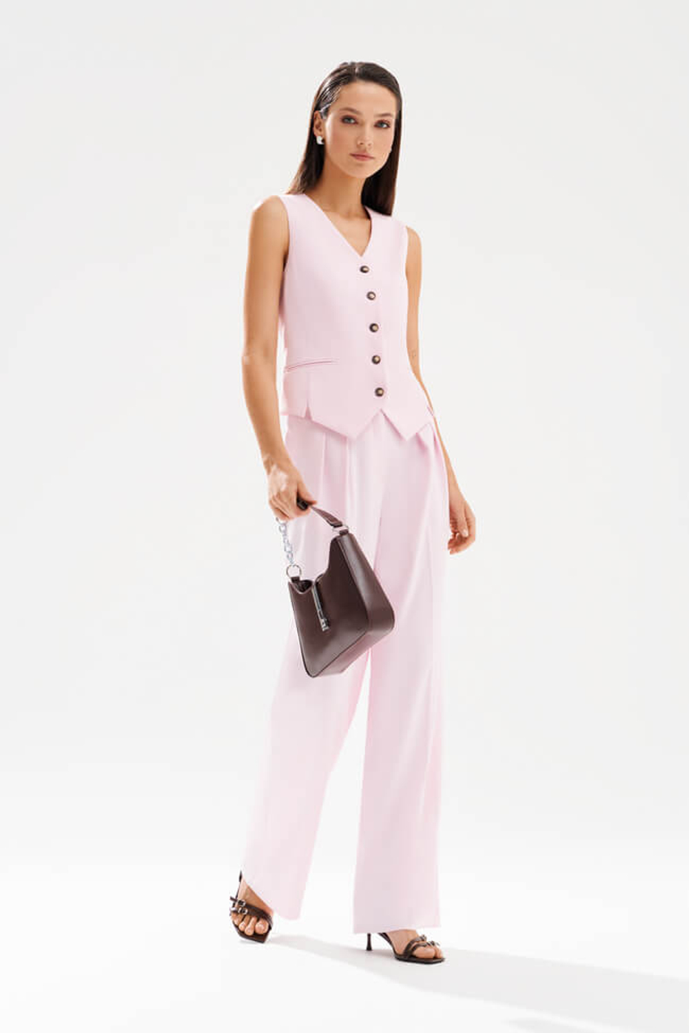 1980 Жилет женский (светло-розовый)