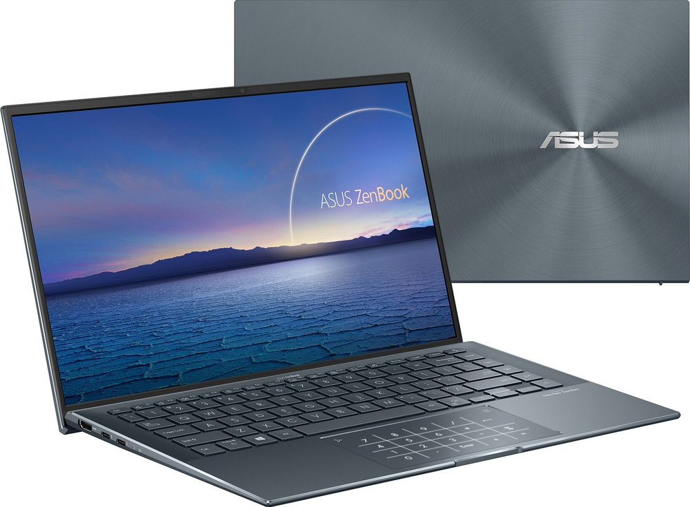 Ноутбук Asus Zenbook 14 UX435EG-A5063T Pine Grey Core i5-1135G7/8G/512G SSD/14; FHD IPS AG/NV MX450 2G/WiFi/BT/ScreenPad 2.0/Win10