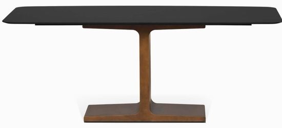 Обеденный стол Bohum 200х100 черная керамика
