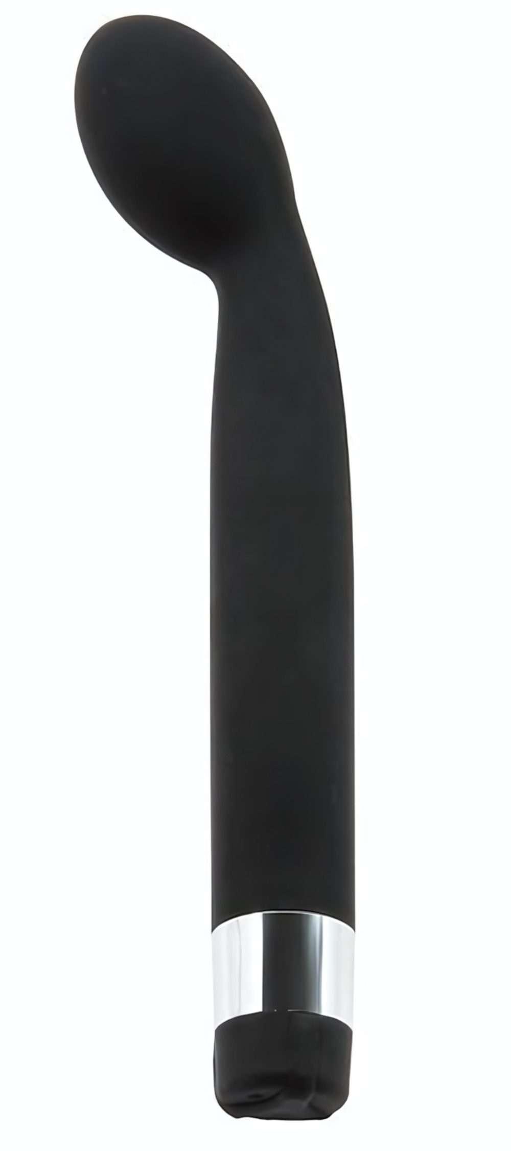 Чёрный G-стимулятор с вибрацией Scarlet G - 21 см. (Цвет: черный)