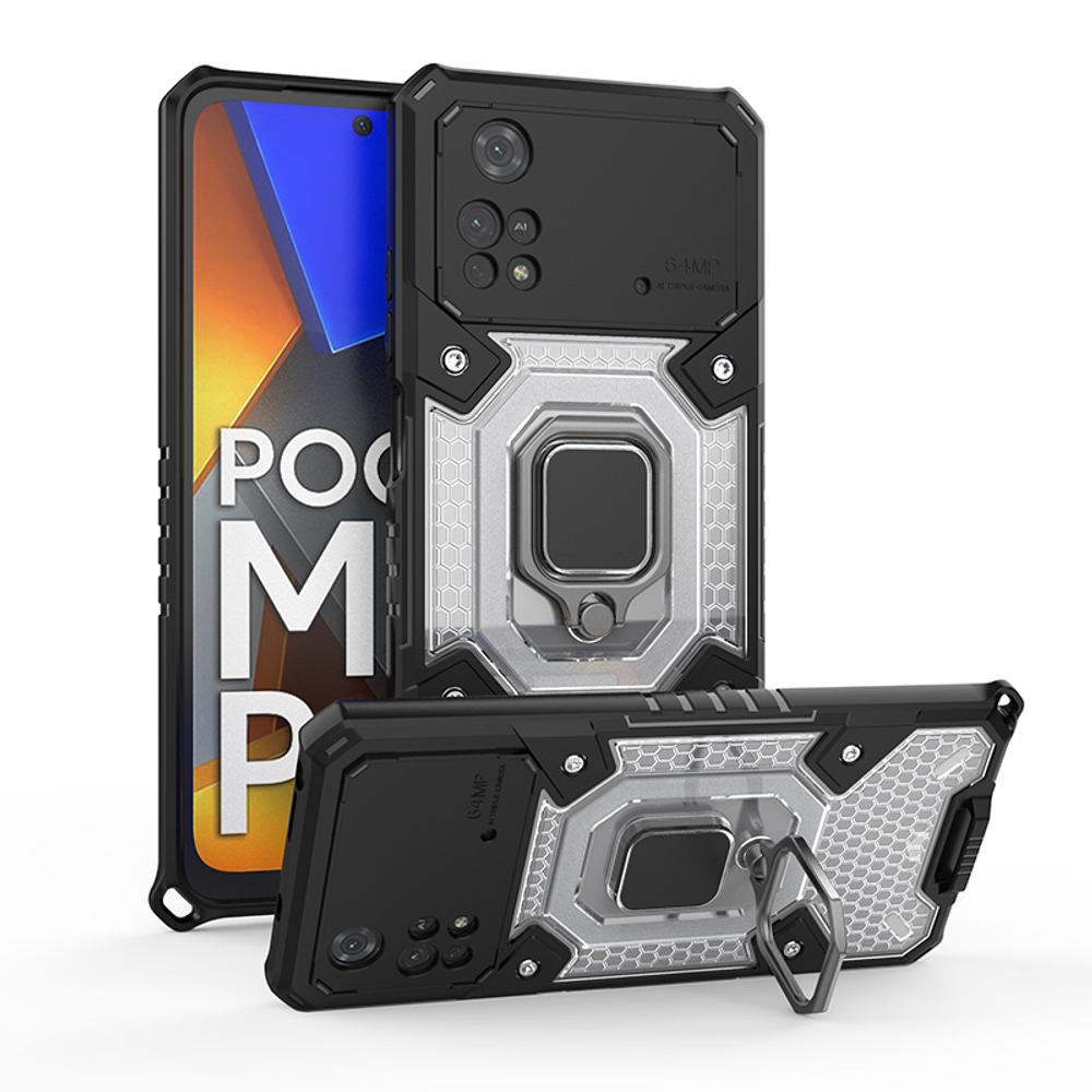 Противоударный чехол с Innovation Case с защитой камеры для Xiaomi Poco M4 Pro 4G