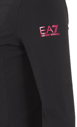 Женская теннисная куртка EA7 Woman Jersey Bomber Jacket - Black