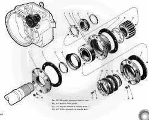 Шестерня переднего хода ведомая 3Д12 (1:2, Z=53) 1225-38-02