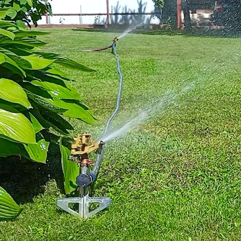 GWRS12-045 GREEN APPLE Разбрызгиватель 360 град, импульсный, вращающийся, металл