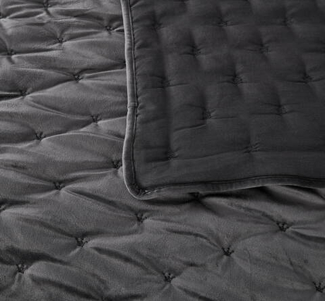 Покрывало 160x220 Sofi De MarkO Лея антрацитовое