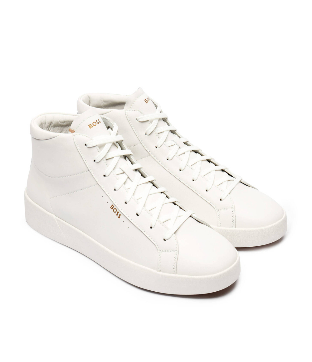 Кожаные кроссовки belwar BOSS BLACK - белый(50522871)