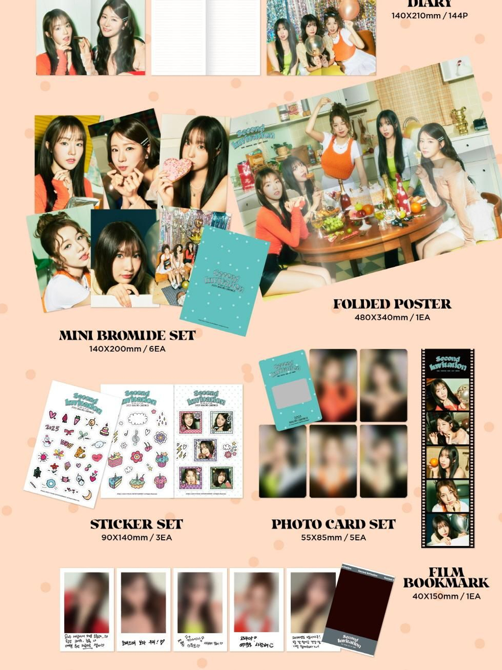 товары WOOAH - SECOND INVITATION 2025 SEASON'S GREETING