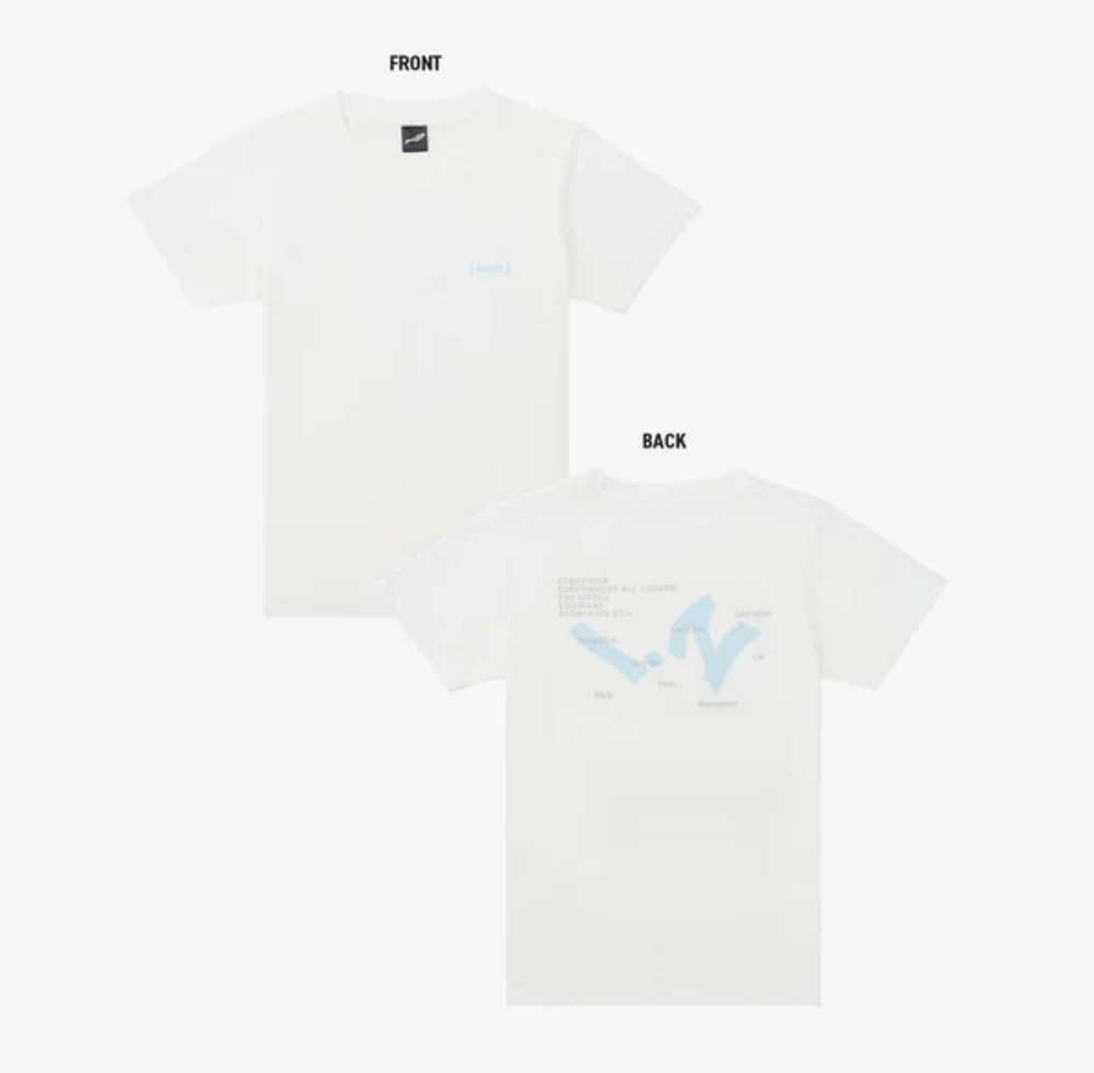 Мерч Stray Kids - [RUN IT JAPAN] T-SHIRT (футболка)