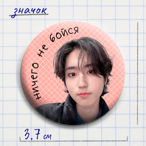 Значок "Доброе рядом" #09 / STRAY KIDS / Джисон