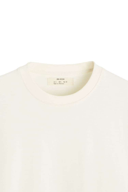 ZARA ФУТБОЛКА ИЗ ПЛОТНОЙ ТКАНИ, ЭКРЮ