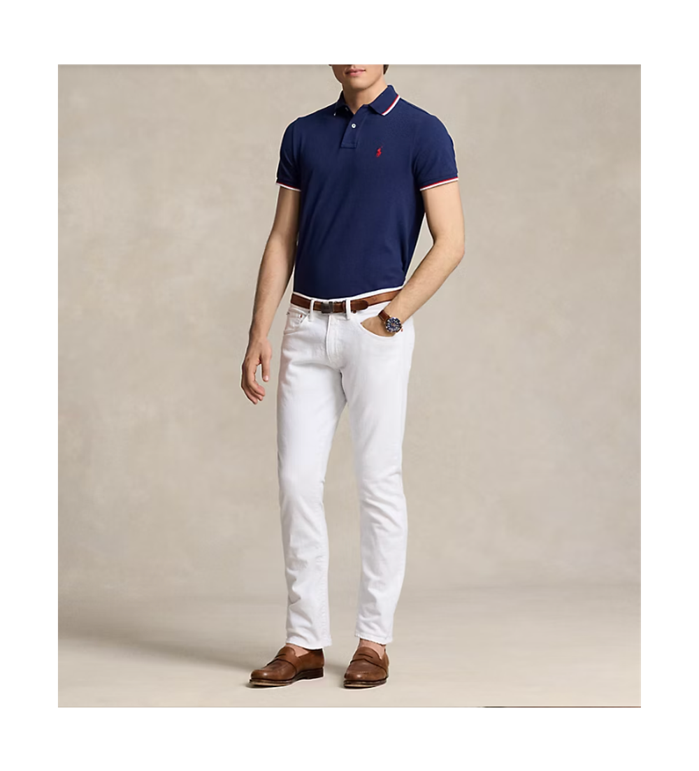 Рубашка-поло Classic Fit Mesh Polo Ralph Lauren