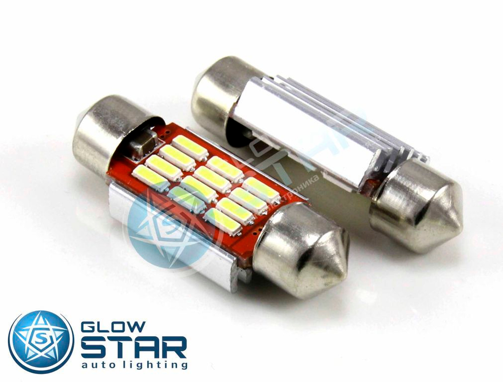 Светодиодная лампа C5W-4014-12SMD-36ММ CANBUS, 1шт