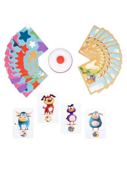 Игра настольная "Переполох на ферме" Baby toys games