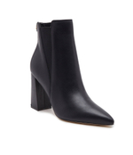 Кожаные ботильоны на каблуке Guess - черный(FL8AVH LEA10)