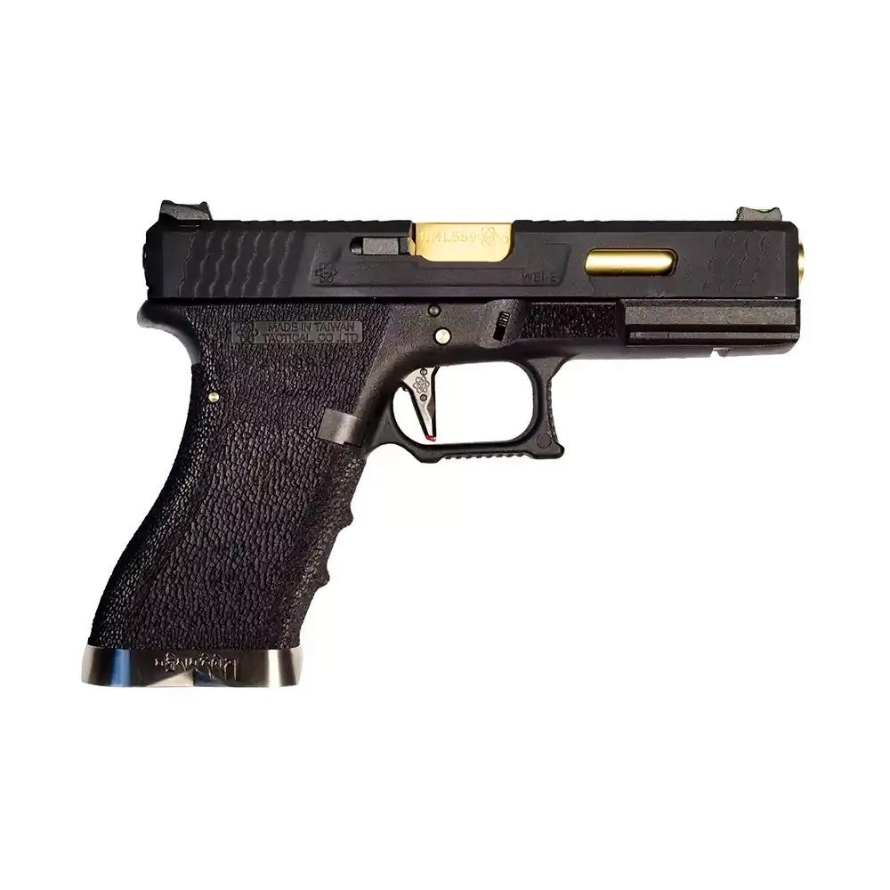 Модель пистолета WE Glock G17 G-Force metal slide Gas, Black