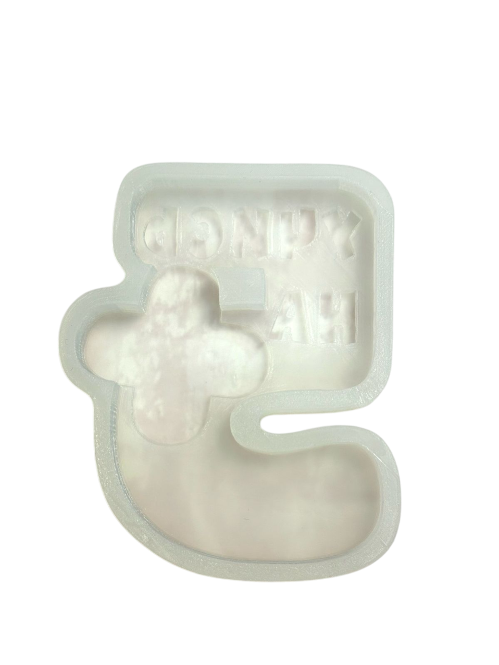 Силиконовая форма "Учись на +5" 10см