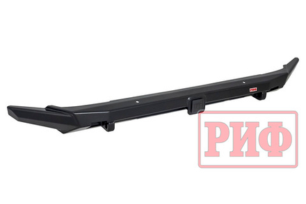 Бампер передний силовой/защита штатного бампера Renault Duster 2021+ с квадратом под фаркоп и защитой радиатора РИФ