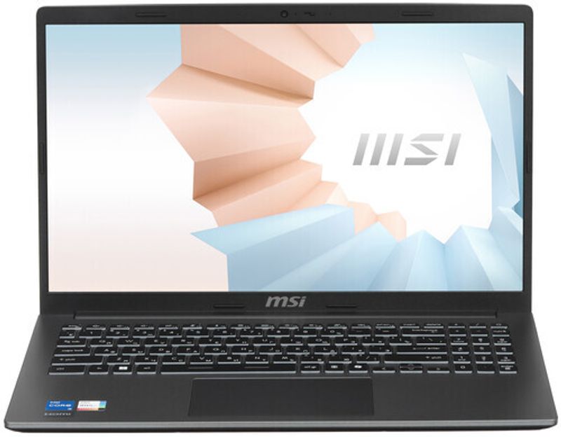 Ноутбук 15.6" MSI AMD Ryzen 5 7430U 2.3 ГГц 16 ГБ DDR4 AMD Radeon Graphics Modern 15 B7M-432XRU
