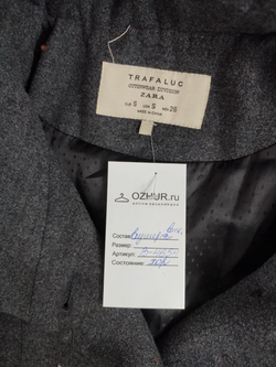 Пальто Zara  с шерстью 44 размер