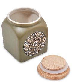 TJ-15/2 Керамическая банка мал. с крышкой