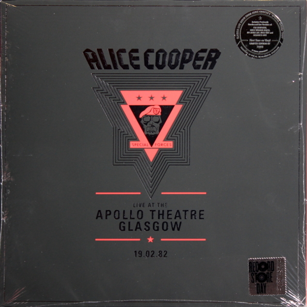 Alice Cooper / Live From The Apollo Theatre Glasgow 19.02.1982 (Limited Edition)(2LP)