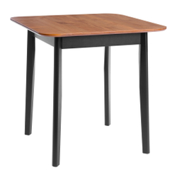 Стол Соната Люкс/ Sonata Lux table, 75х75х75 см массив сосны, антик/чёрный, 75х75х75 см