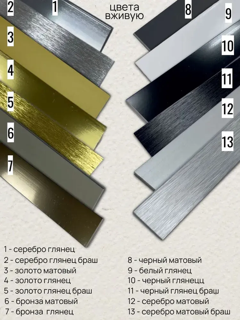 Алюминиевая полоса декоративный молдинг DIELE 30х1,5мм черный/мат 2,7м.