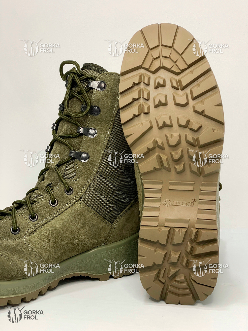 Ботинки с высоким берцем Garsing 500339 «Urban G.R.O.M», цвет Олива