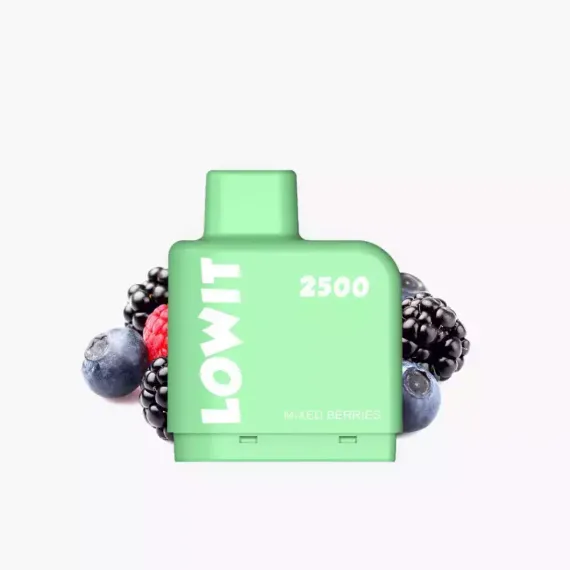 ELFBAR LOWIT 2500 Puffs | Liquid Pod Cartridge - Mixed Berries (5% nic)