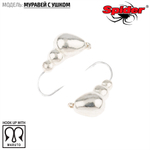 Мормышка вольфрамовая Spider 1330 "Муравей с ушком" (3мм, 0.4гр)