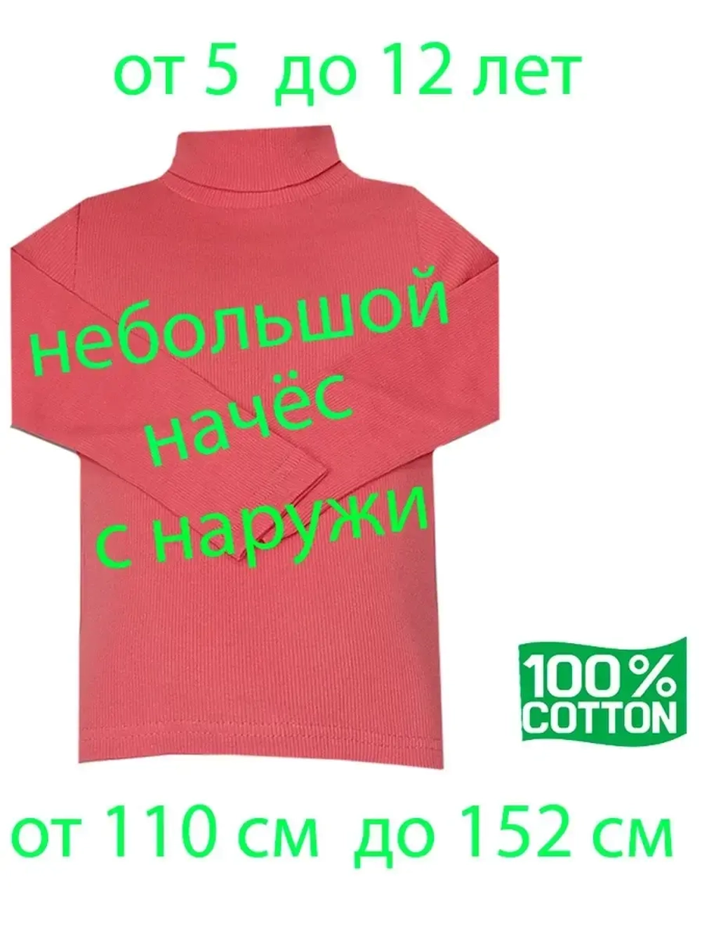 Водолазка с небольшим начесом