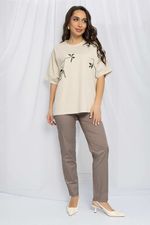 Блуза Ампир (бежевая) Б13169-20М LT Collection