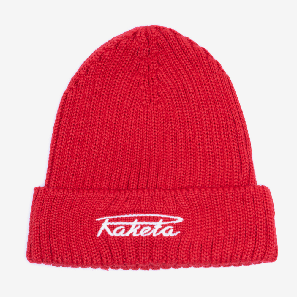 Night Glow Watch Cap Red x RAKETA