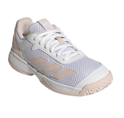 Детские теннисные кроссовки Adidas Courtflash K - cloud white/wonder quartz/cloud white