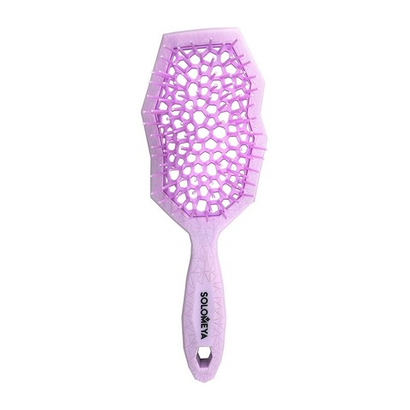 Solomeya Wide teeth air cushion brush for wet&dry hair массажная расческа для сухих и влажных волос с широкими зубьями