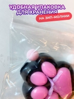 Антистресс игрушка Таба сквиш лапка липкая прозрачная