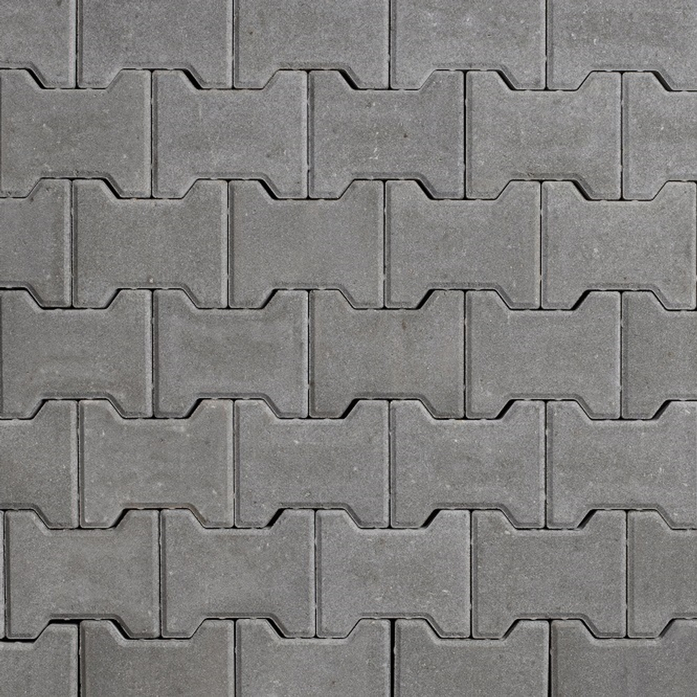 Тротуарная плитка ВАН, форма Бехатон, h=60мм