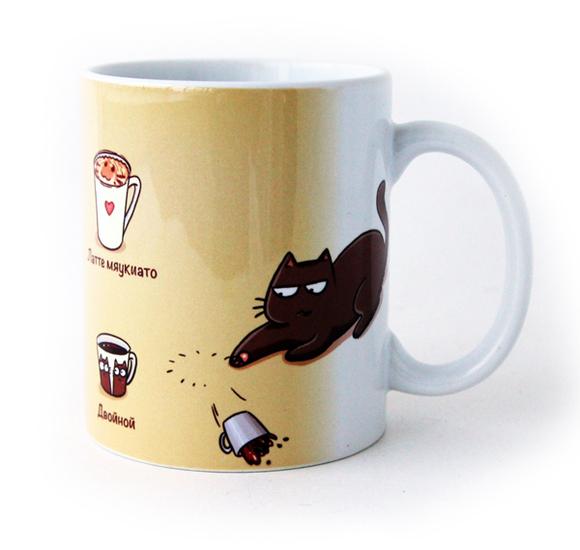 Кружка "Кофейные коты"