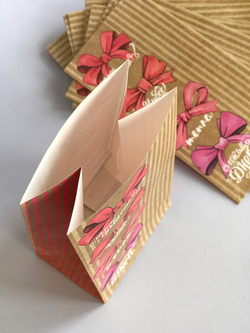 Крафт пакет без ручек  10 х 7 х 19 см