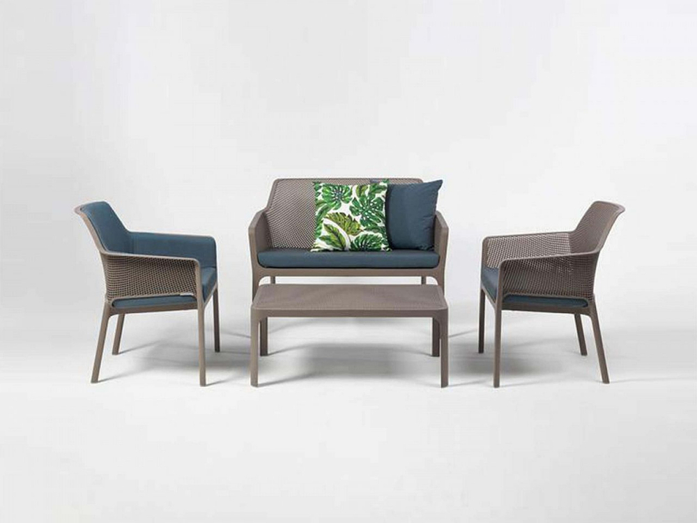 Подушка для дивана, Net Bench, деним