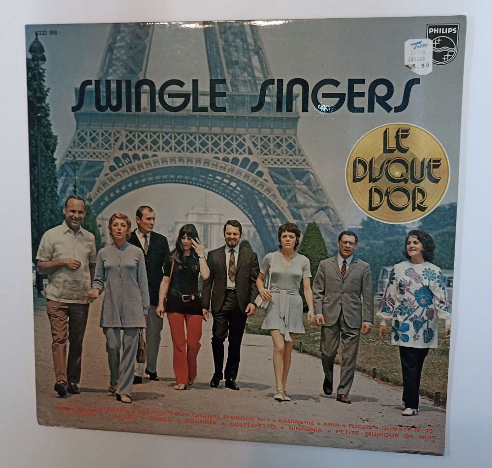 Винтажная виниловая пластинка LP Swingle Singers Le Disque Dor (France 1973)