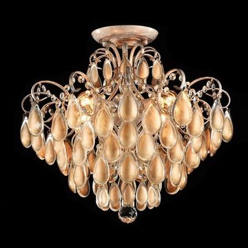 Потолочная люстра FR2302-CL-04-WG кремовое золото Freya Chabrol