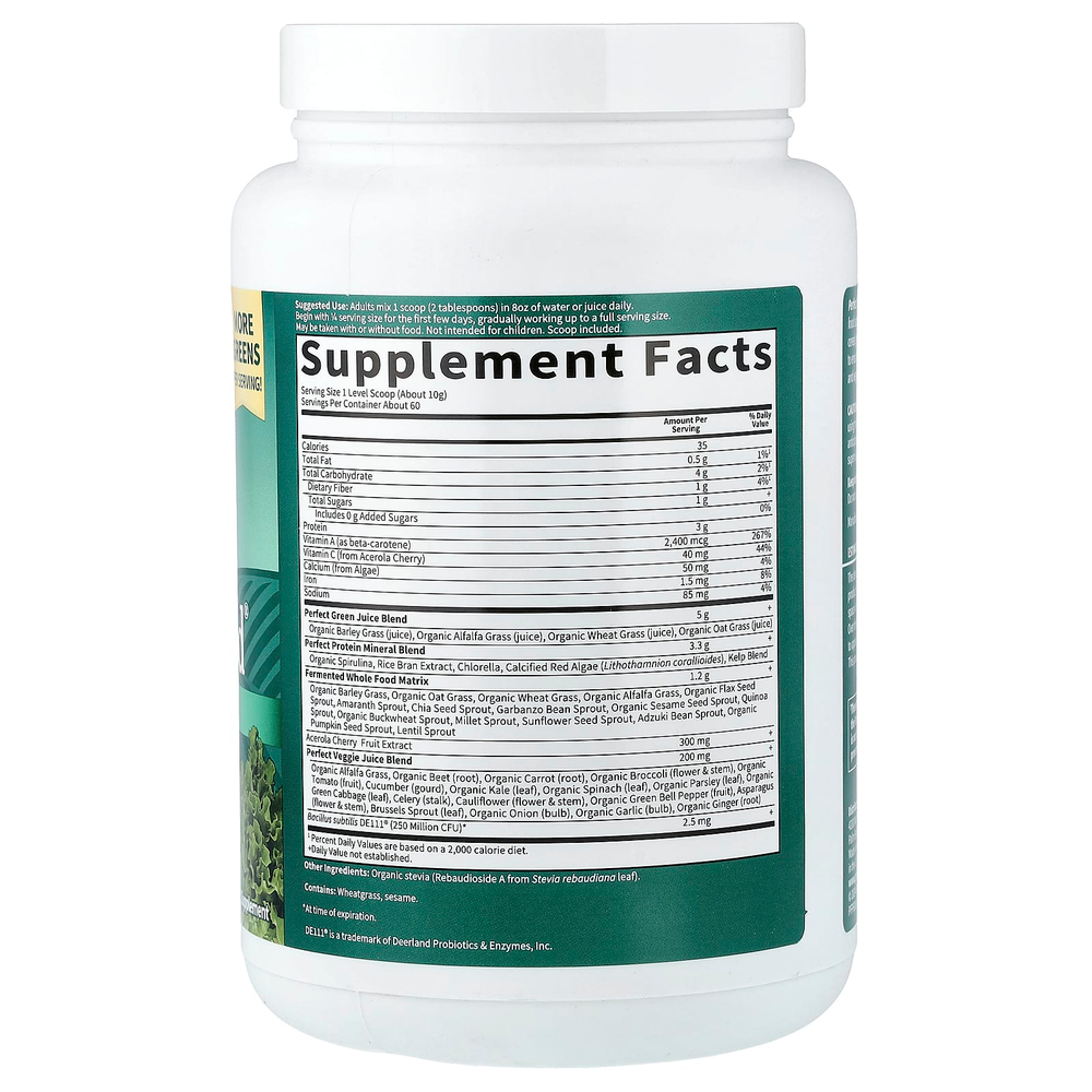 Garden of Life, Perfect Food®, Super Green Formula, 600 г (21,16 унции)