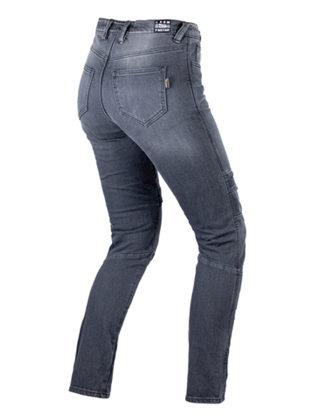Мотоджинсы Starks SNAKE LADY EVO , жен., Regular fit, Cordura Denim стрейч, Чёрный,Enzim wash (28)