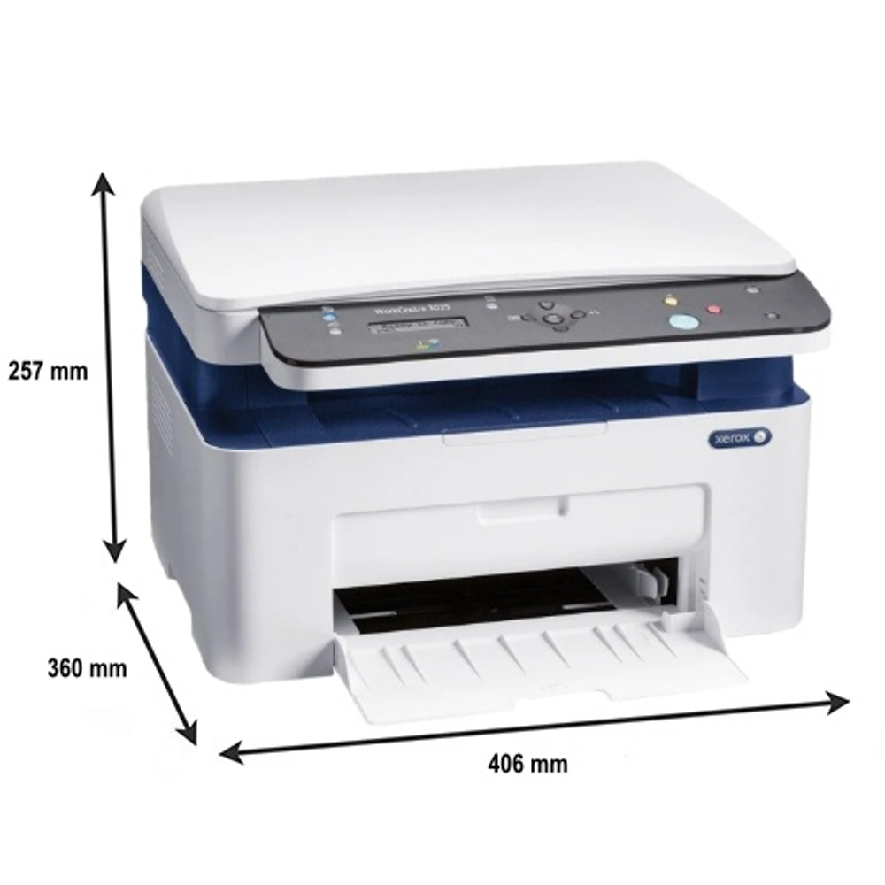 МФУ XEROX WorkCentre 3025BI, A4, 20стр/мин, Wi-Fi