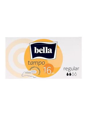 Тампоны Bella Tampo Premium Comfort Regular без аппликатора 2 капли 16 штук