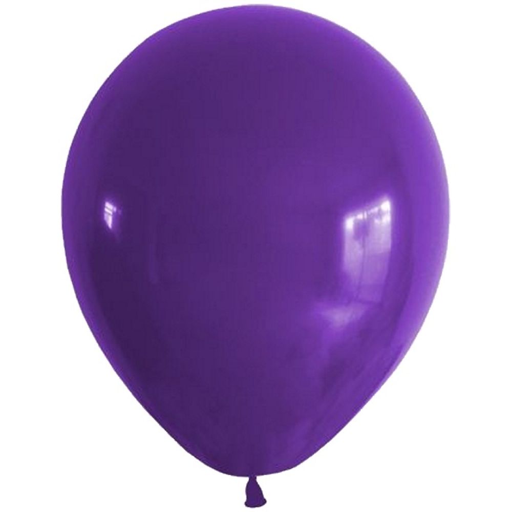 Воздушные шары Весёлый Праздник, пастель фиолетовый, 100 шт. размер 12&quot; #212010